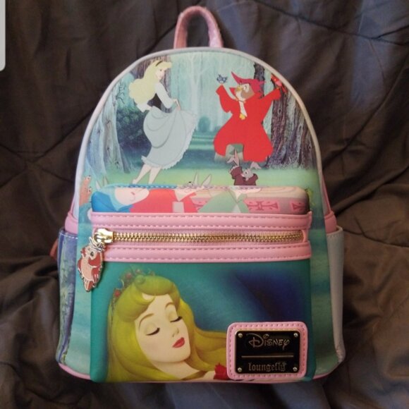 NWT - Disney Loungefly Princess Aurora Movie Scenes from Sleeping Beauty main image 6